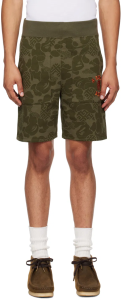 Шорти BAPE Black Asia Camo Shorts
