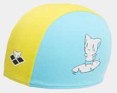 Шапочка для плавання Arena FRIENDS KIDS POLYESTER CAP жовий, блакитний Діт OSFM