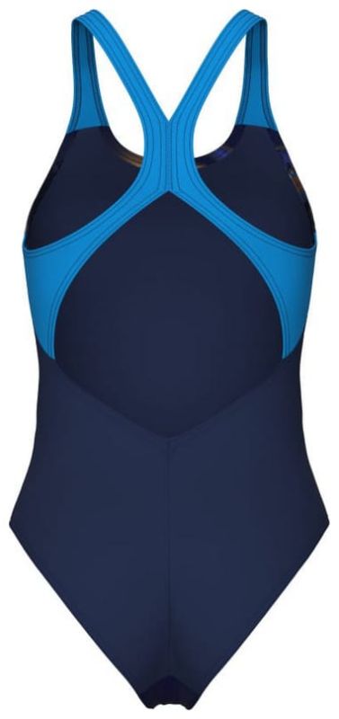 Купальник закритий для жінок Arena DREAMHLINE SWIMSUIT V BACK темно-синій Жін 36