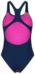 Купальник закритий для жінок Arena WATER FLUIDS SWIMSUIT SWIM PRO темно-синій, рожевий, салатовий Жі
