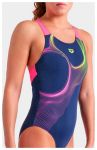 Купальник для жінок Arena RIPPLES SWIMSUIT V BACK B синій Жін 36