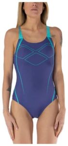 Купальник закритий для жінок Arena GRAPHIC SWIM PRO BACK фіолетовий Жін 36