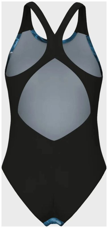 Купальник жіночий BLUE FLOWERS SWIMSUIT V BACK