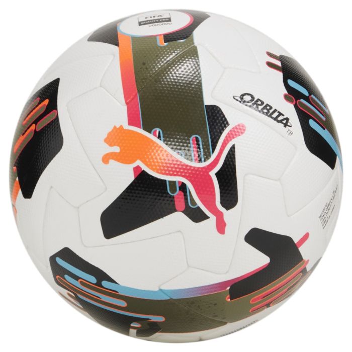 М'яч футбольний Puma Orbita 1 TB (FIFA Quality Pro) білий, чорний, коричневий Уні 5