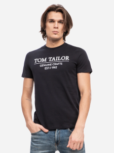 Футболка 1021229-10668 Tom Tailor L Темно-синій