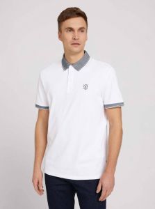 Поло basic polo with chest embro 1030625XX1020000 Tom Tailor XL Білий