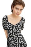 Сукня fitted allover printed dress 1031324-29563 Tom Tailor M Чорний