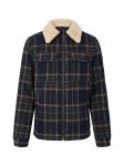 Куртка check shirt jacket 1033512-30545 Tom Tailor M Темно-синій
