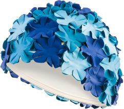 Шапочка для плавання Aqua Speed BLOOM 5707 синій, блакитний Жін OSFM