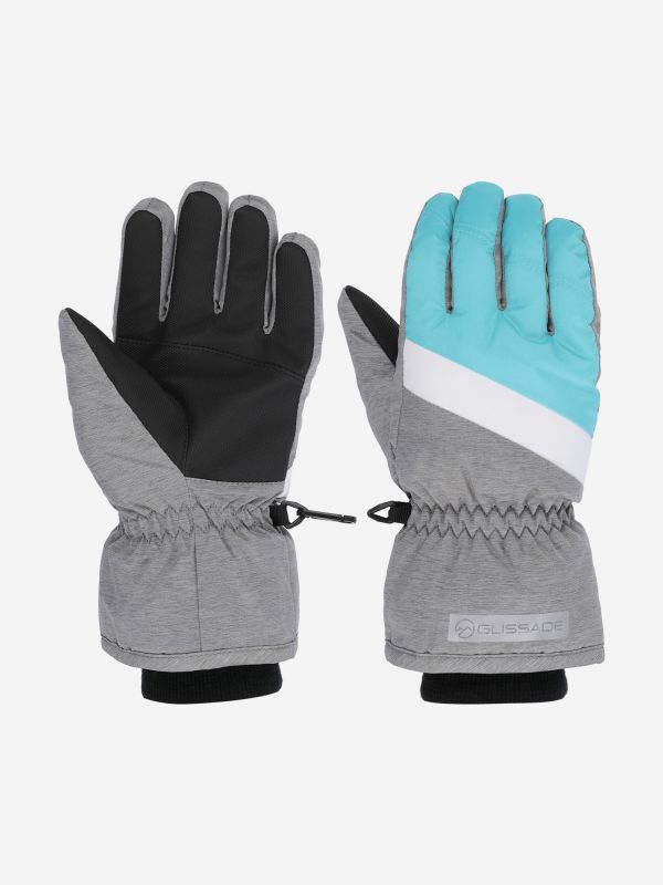 Рукавиці для дівчаток 116298GSD-AW Glissade 5 (16) Сірий