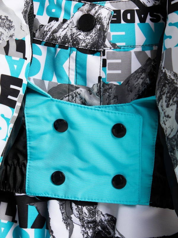 Куртка гірськолижна для дівчаток 117892GSD-A2 Glissade 146-152 (152) Бірюзовий