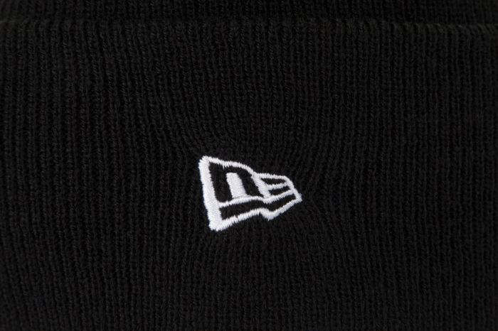 Шапка Wide Cuff Patch Knit 12033078N0H-BLK New Era o/s (Б/р) Чорний