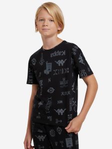 Футболка для хлопчиків 127356KAP-B1 Kappa 134-140 (140) Чорний