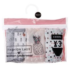 Труси Fashion Lady SLI SLIP F сірий, білий, бежевий Жін L