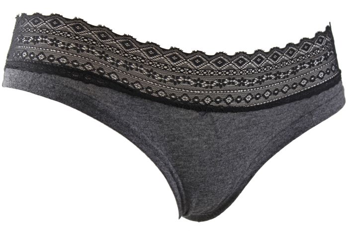 Труси Manoukian SHORTY-X2 -FEMME чорний, сірий Жін L