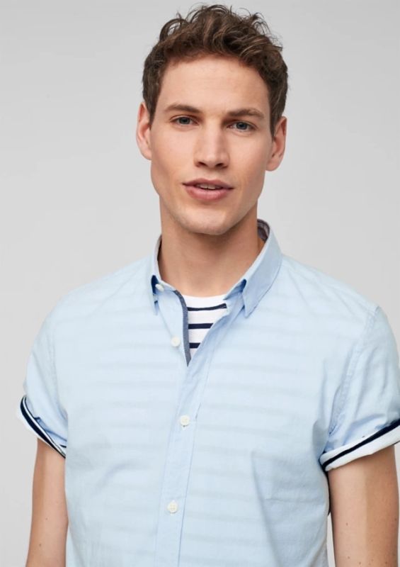 Сорочка 13.103.22.X004-53G1 s.Oliver L Блакитний