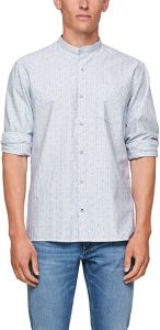 Сорочка Shirt  REGULAR FIT 130.10.108.11.120.2102620-01G1 s.Oliver 3XL Блакитний