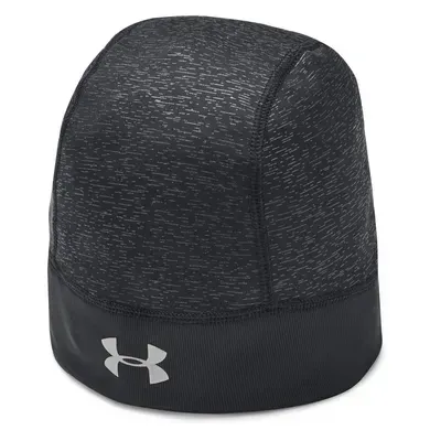 Шапка UA Storm Run Beanie Black /  / Silver чорний жін UNI