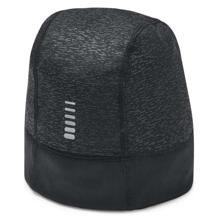 Шапка UA Storm Run Beanie Black /  / Silver чорний жін UNI