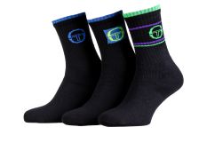 Шкарпетки Sergio Tacchini 3-pack синій, зелений Жін 35-37