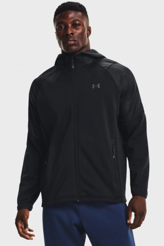 Джемпер UA Essential Swacket 1357475-002 Under Armour M Чорний
