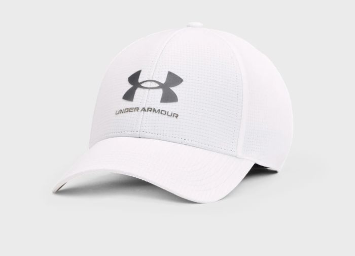 Кепка UA Isochill Armourvent STR білий Чол L/XL