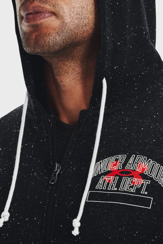 Джемпер UA Rival Try Athlc Dep FZ HD 1370355-001 Under Armour L Чорний