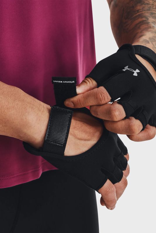 Рукавиці для тренувань UA Women's Training Glove чорний Жін LG