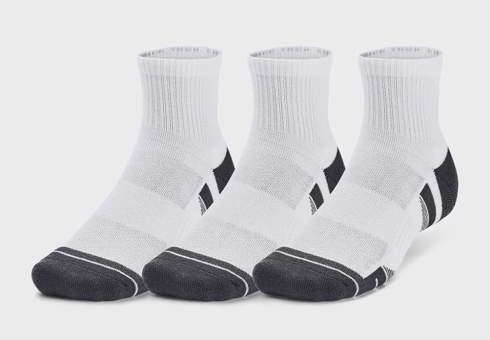 Шкарпетки UA Performance Tech 3pk Qtr білий Уні LG