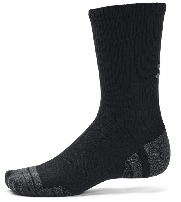 Шкарпетки UA Performance Tech 3pk Crew чорний Уні