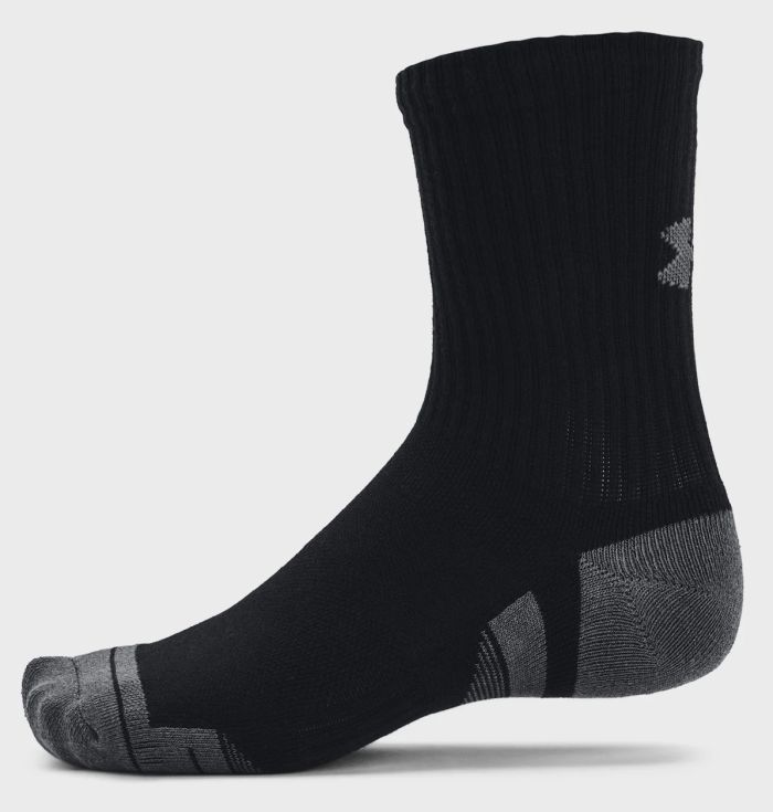 Шкарпетки UA Performance Cotton 3p Mid чорний Уни MD