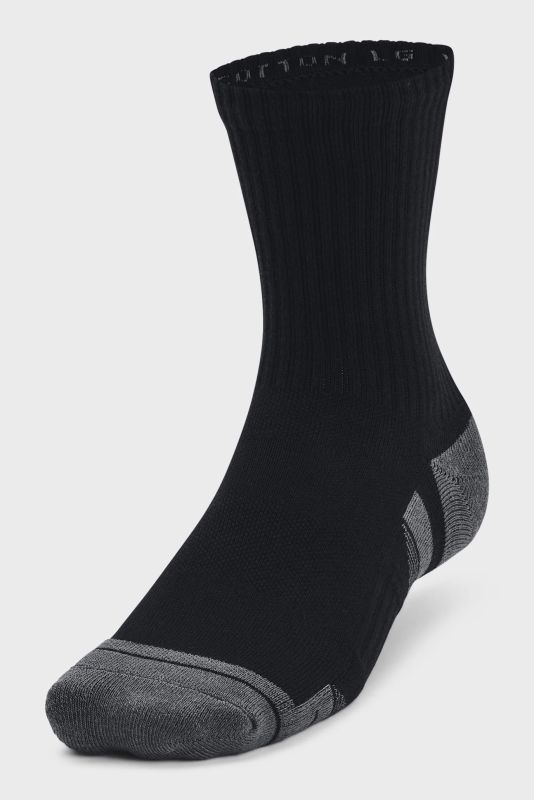 Шкарпетки UA Performance Cotton 3p Mid чорний Уни MD