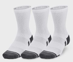 Шкарпетки UA Performance Cotton 3p Mid білий Уни LG