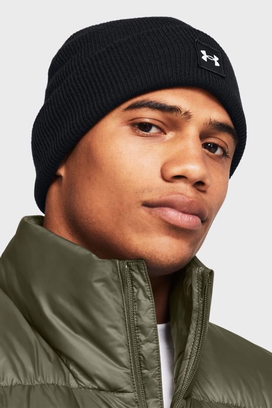Шапка UA Halftime Shallow Cuff чорний Чол OSFM