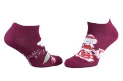 Шкарпетки HELLO KITTY HK + ROSE бордовий Діт 35 - 41