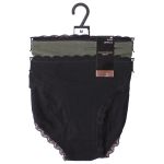 Труси Manoukian SLIPS X2 FEMME чорний, хакі Жін L