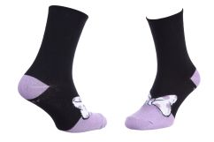 Шкарпетки MINNIE  CLAIR NOEUD чорний, фіолетовий Діт 36-41
