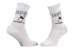Шкарпетки Disney Winnie L Ourson Winnie + Hello Total 1 сірий Діт 36-41