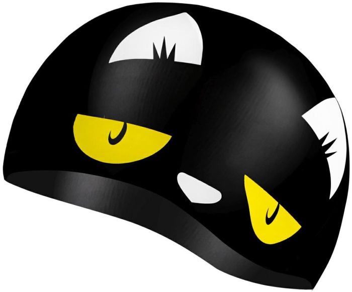 Шапочка для плавання Aqua Speed KIDDIE 60649 чорний, принт Діт OSFM