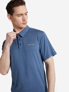Поло чоловіче Tech Trail 1768701CLB-479 Columbia XXL (56) Синій