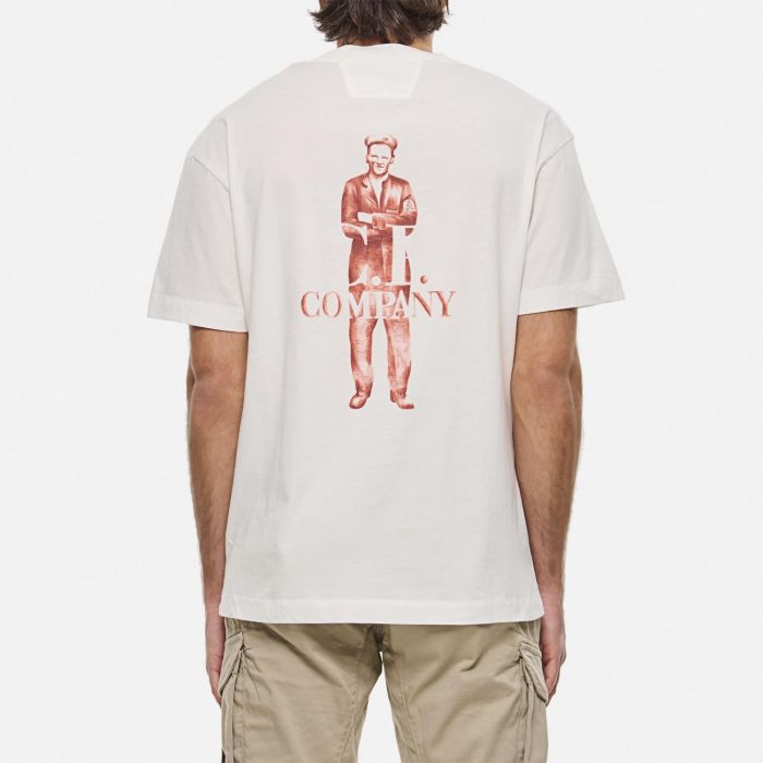 Футболка C.p. company 30/1 jersey logo t-shirt Футболка C.p. company 30/1 jersey logo t-shirt