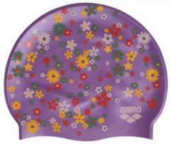 Шапочка для плавання Arena PRINT 2 фіолетовий, жовтий, зелений, білий Уні OSFM