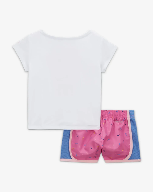 Футболка NIKE SWOOSH TEMPO TEE & SHORT SET PLAYFUL PINK