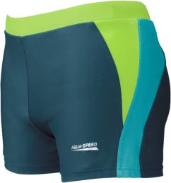 Плавки боксери для чоловіків Aqua Speed DARIO 6250 блакитний, зелений, синій Чол 3XL (94-102 см)