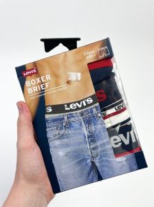 Труси Levis (червоні-білі-сині)
