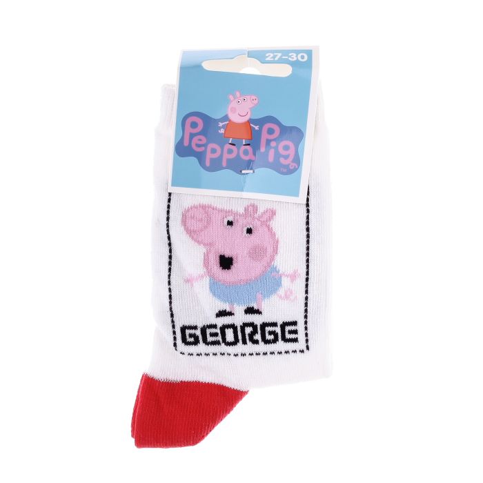 Шкарпетки PEPPA PIG GEORGE DANS CADRE білий Діт 27-30арт43849551-1