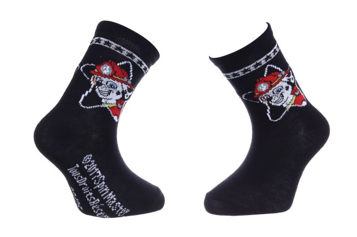 Шкарпетки PAW PATROL TETE MARCUS DANS ETOILE чорний Діт 19-22, арт.43890847-4