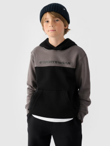 Джемпер флісовий дитячій SWEATSHIRT M1222 4FJWAW24TSWSM1222-20S 4F 128 Чорний