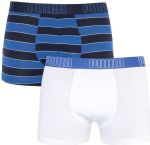 Труси-боксери Puma YD BOLD STRIPE BOXER 2P синій, чорний, білий Чол M