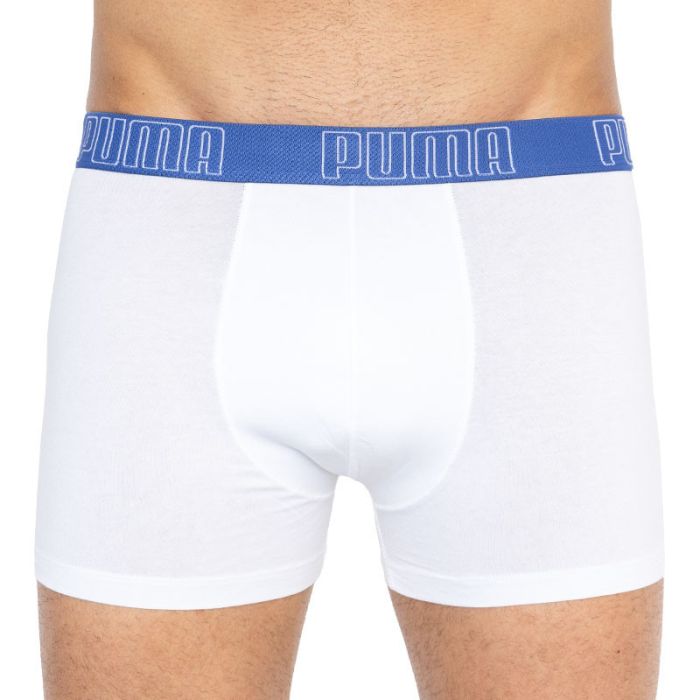Труси-боксери Puma YD BOLD STRIPE BOXER 2P синій, чорний, білий Чол M
